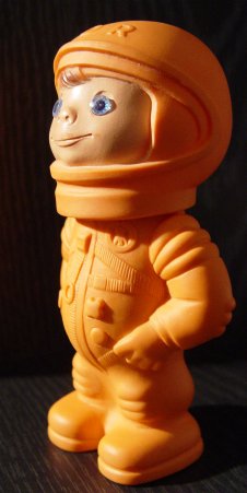 Small toy cosmonaut from the former GDR